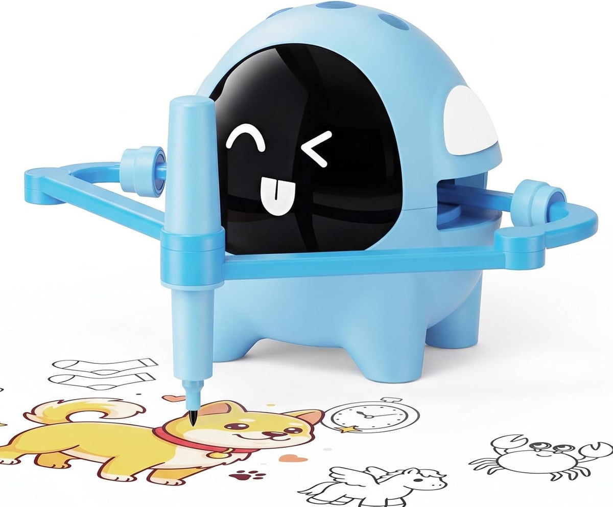 Drawing Robot for Kids with 200 Cards, Learning Toy for 3-12 Boys Girls