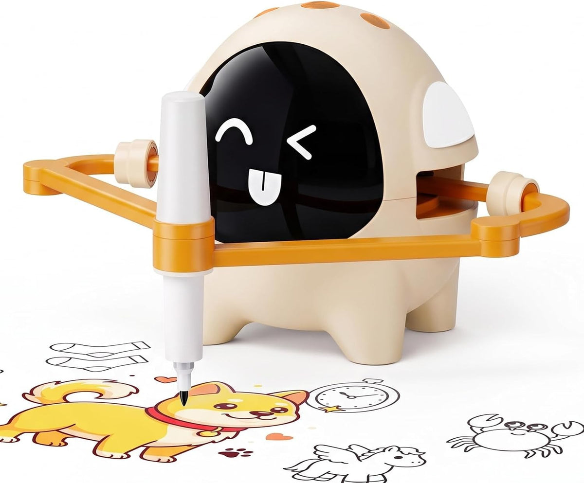 Drawing Robot for Kids with 200 Cards, Learning Toy for 3-12 Boys Girls